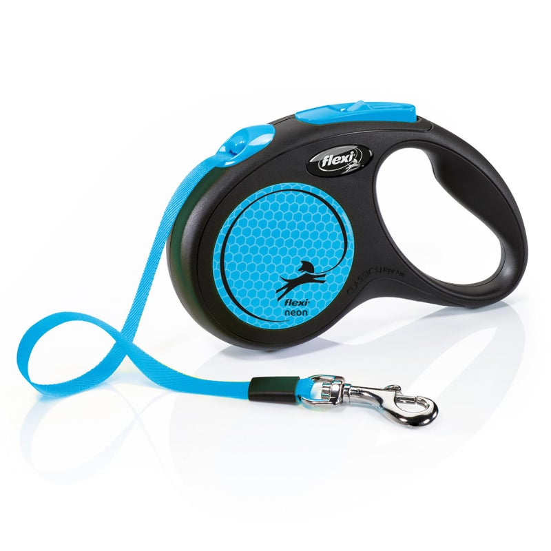 FLEXI New Classic Retractable Dog Leash (Cord), 26 ft, Small, Red